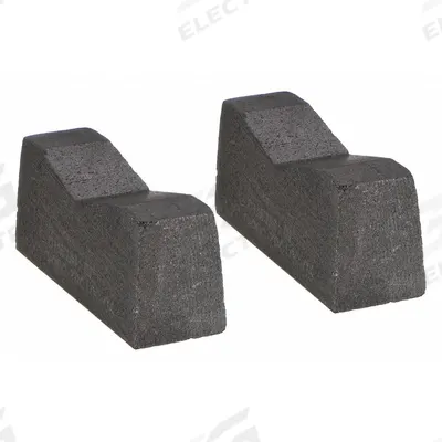 AMERICAN BEAUTY Resistance Soldering Electrodes: Concave Block Tip, 0.5 in Tip Wd