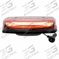 CODE 3 Mini Light Bar: Emergency Vehicle Mini Light Bar, Red, 40.8 W Watt, Clear, SAE J845 Class 1 (MPN C5550CR-VM). Key specifications — Brand: CODE 3; Lens Color: Clear; Number of Flash Patterns: 35; Installation Type: Removable; Operating Voltage: 12-24V DC.