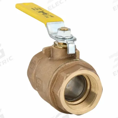 APOLLO Manual Two-Way Ball Valve: 1 1/2 in, Bronze, Straight, FNPT x FNPT, Full Port - Bronze Ball Valves