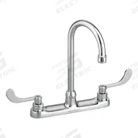AMERICAN STANDARD Straight Kitchen Faucet: Monterrey, Cast Brass, Widespread, Deck, 3 Mounting Holes (MPN 6405170.002). Key specifications — Series: Monterrey; Brand: AMERICAN STANDARD.