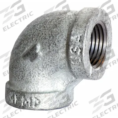 ANVIL Metal Pipe Elbow: 90° Elbow, 300 psi @ 150° F, 6 in x 6 in, Malleable Iron - Medium-Pressure Threaded Pipe Fittings