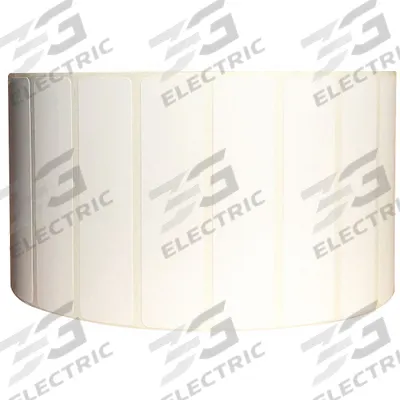 APPROVED VENDOR Barcode Printer Label: 4 in Label Wd, 1 in Label Ht, White, 3 in Core Dia. - Industrial Direct Thermal Labels