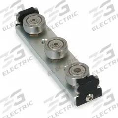 BISHOP-WISECARVER Linear Guide Carriage Assembly: SW, Size 1, 3-Roller Assembly, Ball (MPN UT1WPAR). Key specifications — For Use With: Vee Profile; Product Type: Ball; Carriage Material: Aluminum; For Rail Size: Size 1.