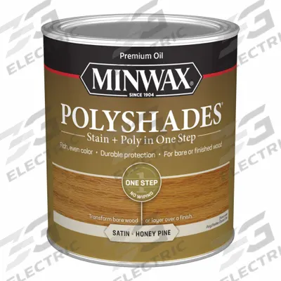 MINWAX Wood Stain: Wood Stain and Sealer, Interior, Oil, 1 qt Container Size, Wood - Combination Wood Stain & Sealers