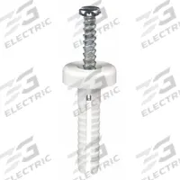APPROVED VENDOR Anchor Rivet: 3/16 in Dia, 3/4 in Overall Lg, Mushroom, Nylon, Plain, Plastic, 5 PK (MPN 61ASM18075). Key specifications — Brand: APPROVED VENDOR.