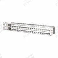 METZ CONNECT Patch Panel: Rack, Stainless Steel, 48 Ports, Unequipped (MPN 130924-00-E). Key specifications — Housing Material: Stainless Steel; Includes Connector: Unequipped; Mounting Type: Rack; Product Type: Module Frame; Connection Type: 25G Module.