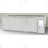 PORTA-FAB Modular In-Plant Office: 24 ft x 12 ft x 8 ft, 3 Walls, Vinyl-Covered Drywall, Gray (MPN GV1224G-3). Key specifications — Brand: PORTA-FAB; Sound Transmission Coefficient: STC 31; Frame Material: Steel.
