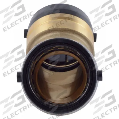 SHARKBITE Push-Fit Elbow Fitting: 45° Elbow, 1 1/2 in OD x 1 1/2 in OD Size - Standard Brass Push-to-Connect Tube Fittings