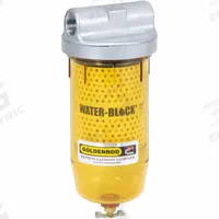 GOLDENROD Fuel Filter: Water & Particulate, Repl Filter, Water / Particulate, 25 gpm Max. Flow Rate (MPN 496-3/4). Key specifications — Brand: GOLDENROD; Body Material: Polymer/Zinc; Filter Material: Silicone Treated Paper; Compatible Manufacturer Model Number: 470-3/4.