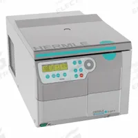 HERMLE Centrifuge: Z327-K, Universal, 4 x 200 mL, Programmable, Variable, Digital, Centrifuge Tubes. Key specifications — Brand: HERMLE; Capacity: 4 x 200 mL; Manufacturer Part Number: Z327-K; Voltage: 120V AC; Display Type: Digital; For Use With: Centrifuge Tubes; Mounting Type: Benchtop; Programmable: Yes.