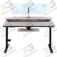 VERSADESK Electric Sit-Stand Desk: White, Wood, 60 in Overall Wd, 30 in Overall Dp, Laminate/Steel (MPN VT1376030-01-05). Key specifications — attr989930: Black; attr989931: Laminate; attr989903: VERSADESK; attr989914: White; attr989916: Wood.