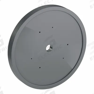 APPROVED VENDOR V-Belt Pulley: 5V5000, 4 Groove, 50 in OD, Bushed Bore - Bushed-Bore Cast-Iron Wedge V-Belt Pulleys