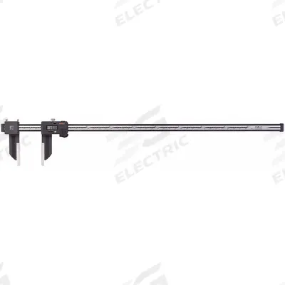 MITUTOYO Long Range Digital Caliper: 0 in to 40 in /0 mm to 1,000 mm, IP66 - Digital Calipers with SPC Output for Harsh Environments