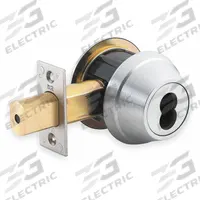 DORMAKABA Deadbolt Lock: Cylindrical, SFIC, 2 in Door Thick - Max, Chrome (MPN QDB281626S4DBSLC). Key specifications — ADA Compliant: Yes; Brand: DORMAKABA; Cylinder Core Type: Small Format Interchangeable Core Cylinder; Finish: Satin Chromium-Plated; Keyway Type: Less Cylinder; Ligature Resistance: Not Ligature-Resistant.