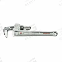CRESCENT Pipe Wrench: Aluminum, 1 9/10 in Jaw Capacity, Serrated, 10 in Overall Lg, Ergonomic (MPN CAPW10S). Key specifications — attr309808: Ergonomic; attr309815: Aluminum; attr324941: CRESCENT.
