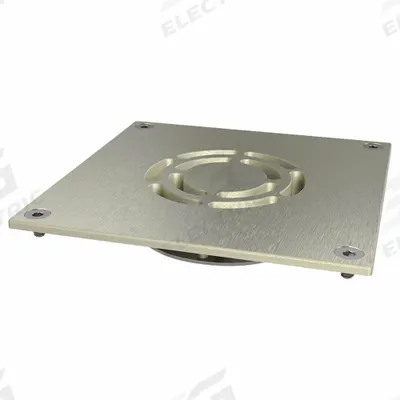 BESTCARE Grate: Square, Nickel Bronze, Satin - Institutional Floor Drain Grates