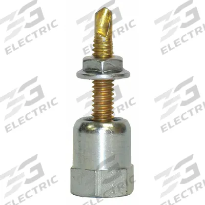 SAMMYS Rod Hanger: 7/32 in Overall Dia, 1 1/2 in Overall Lg, #12 Screw Size, Steel - Rod Hangers for Steel