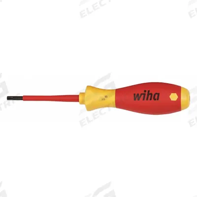 WIHA Insulated Torx Screwdriver: Insulated SoftFinish, Std Lg, Torx Tip, T25 Tip Size - Insulated Torx Screwdrivers