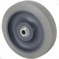 APPROVED VENDOR Caster Wheel: 3 in Wheel Dia., 1 1/4 in Wheel Wd, Rubber, 200 lb Load Rating, Gray (MPN XS0303106). Key specifications — Wheel Core Material: Polypropylene; Wheel/Tread Color: Gray; Brand: APPROVED VENDOR.