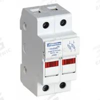 MERSEN Fuse Block: Finger-Safe, 2 Pole, 600 V AC, DIN Rail Mounting, Pressure Plate Termination (MPN USM2I). Key specifications — Brand: MERSEN.