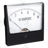 APPROVED VENDOR Analog Panel Meter: DC Current, 0 A – 10 A, +/-1.5% Accuracy, 12G417, Moving Coil. Key specifications — attr1045963: DC Current; attr1047491: +/-1.5%.