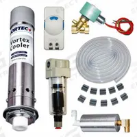 VORTEC Enclosure Cooler: 2,500 BtuH, Washdown, Cooling Only, 120V, 4, Roof Mount, 9.94 in Overall Ht (MPN 797-35H). Key specifications — Brand: VORTEC; Mounting Type: Roof Mount; Operation Mode: Cooling Only; Operating Voltage: 120V.