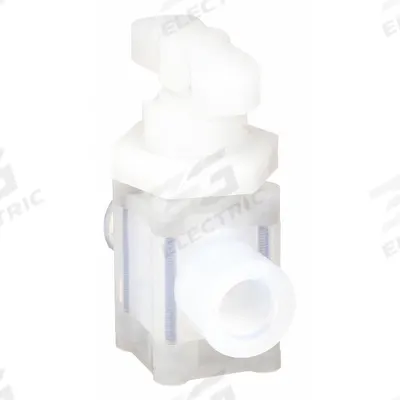 Parker Manual Diaphragm Valve: 1/4 in, PFA, FNPT x FNPT, 80 psi Max Pressure (CWP) - Standard High-Purity Manual Diaphragm Valves