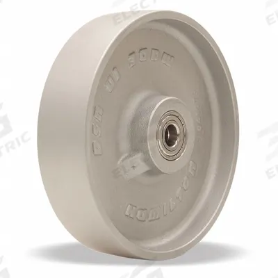 APPROVED VENDOR Caster Wheel: 8 in Wheel Dia., 2 in Wheel Wd, Iron, 1,200 lb Load Rating - Heat-Resistant Iron Tread Wheels