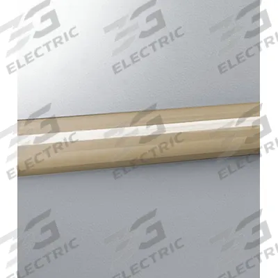 PAWLING Accent Rail: EBT-30, PVC, Tan, 2 in Overall Ht - PVC Crash Rails & Bumper Guards