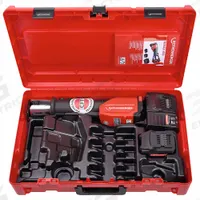 ROTHENBERGER Press Tool: 18V Li-Ion, Std, Inline, For 1/2 in to 4 in Pipe (MPN 1000001929). Key specifications — attr518742: ROMAX 4000; attr518712: Bare Tool.