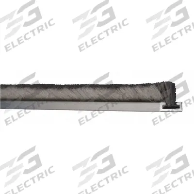 PEMKO Door Weatherstripping: Brush Insert, 84 in Lg, 3/8 in Wd - Door Astragals
