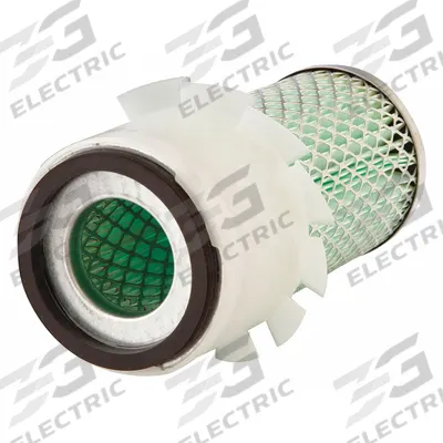 TENNANT Air Filter: Cellulose Fiber, 7 7/8 in Overall Lg, Black/Green - Filters for Floor Cleaning Machines