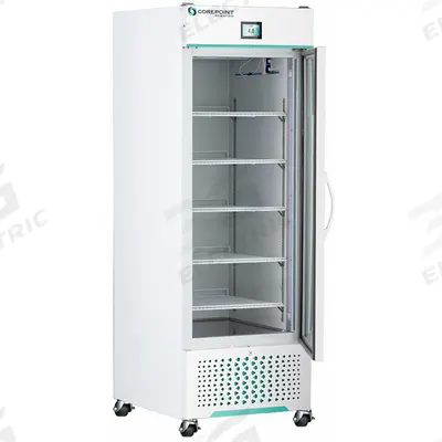 COREPOINT SCIENTIFIC Medical and Lab Refrigerator: 23 cu ft, Upright, 1°C to 10°C - Pharmacy & Vaccine Refrigerators