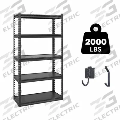 APPROVED VENDOR General Purpose Boltless Metal Shelving: Standalone, Heavy Duty, 30 in x 12 in - Light-Duty Particleboard Decking Boltless Shelving