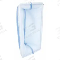 GRAINGER Cube Air Filter: 12 in x 24 in x 20 in, 2 Pockets, Synthetic, Blue/White, MERV 8 (MPN 2JUH5). Key specifications — Performance Rating: MERV 8; Brand: GRAINGER; Media Color: White; Frame or Header Material: Galvanized Steel; Media Material: Synthetic; Surface Tackifier: Yes.