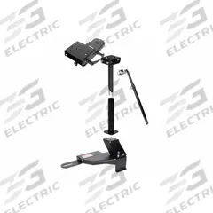 GAMBER-JOHNSON Computer Mount Kit: Pedestal Computer Mount, Passenger Vehicles/Police Vehicles (MPN 7170-0148). Key specifications — Product Type: Pedestal Computer Mount; Compatible Devices: Computers; Color: Black; Mounting Location: Passenger Seat; Includes: Upper Pole; Features: Limited Lifetime Warranty; Compatible Vehicle Type: Police Vehicles.