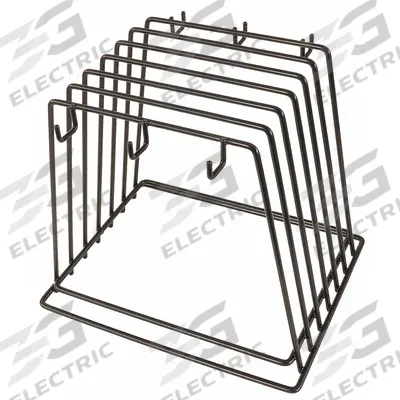 CRESTWARE Cutting Board Rack: 12 in Overall Lg, Silver, Stainless Steel - Cutting Board Racks