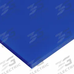 UHMW Polyethylene Bar: 0.25 in Thick, 1 in x 4 ft, Opaque, Blue, 4,400 psi Tensile Strength (MPN PS-UHMW-GF-88). Key specifications — Impact Strength: 16.0 ft-lb/in; Backing Type: No Backing; Clarity: Opaque; Filler Material: Glass.