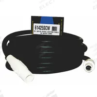 SOUTHWIRE Cam Lock Power Cable: 25 ft Cord Lg, 600V AC, CL40FW, CL4MW, 4/0 AWG Wire Size, 1 Wires (MPN 61425SCW). Key specifications — Connector End Connection Type: CL40FW; Plug End Connection Type: CL4MW; Voltage Rating: 600V AC; Wire Size: 4/0 AWG; Brand: SOUTHWIRE.