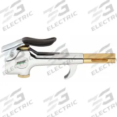 SPEEDAIRE Air Gun: Thumb-Lever Grip, Chrome-Plated Zinc, 1/4 in Female NPT, 1 Nozzle(s), Straight (MPN 22YK51). Key specifications — attr1328526: Chrome-Plated Zinc; attr1328500: Brass Tip; attr1328508: SPEEDAIRE; attr1328515: No; attr1328533: Yes.