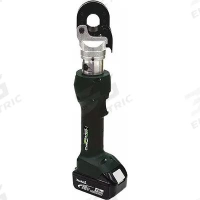 GREENLEE Cordless Wire Cutter: Makita 18V LXT, 25 mm ACSR/5/8 in Guy Strand, Inline - Greenlee Cable Cutters