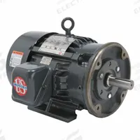 U.S. MOTORS Motor: Flange Mount, Totally Enclosed Fan Cooled, 5 hp, 230/460V AC, 1,200 RPM (MPN GE24). Key specifications — Brand: U.S. MOTORS; Nameplate Voltage @ 60 Hz: 230/460V AC; Full Load Current @ 60 Hz: 14.2/7.1 A; Nameplate RPM @ 60 Hz: 1,200 RPM; Motor Enclosure: TEFC.
