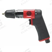 CHICAGO PNEUMATIC Air-Powered Drill: 1/4 in Chuck, Light Duty, 2,800 RPM, 0.3 hp, Keyless (MPN CP7300RQCC). Key specifications — attr1320790: CHICAGO PNEUMATIC.