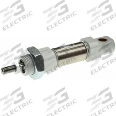 SMC Round Body Cylinder: 16 mm Bore, 25 mm Stroke, Non-Repairable, Stainless Steel, Rubber Cushion (MPN C85N16-25). Key specifications — attr1122958: Rotating Rod; attr942235: Stainless Steel; attr942202: SMC; attr942209: Aluminum; attr942227: Nose; attr942243: C85.