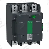 SCHNEIDER Contactor: 3 Poles, 3NO Contacts, 630 A, 120V AC/48V AC Coil (MPN LC1G630EHEN). Key specifications — Brand: SCHNEIDER; Integrated Surge Suppression: No; Wire Termination Type: Spring Loaded; Nominal Coil Voltage @ 60Hz: 48V AC.