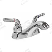 DOMINION FAUCETS Mid Arc Bathroom Faucet: Silver, Cast Brass, Chrome Finish, 1.2 gpm Flow Rate, Arc (MPN 77-1190). Key specifications — Includes: Faucet Assembly; Brand: DOMINION FAUCETS; Series: Silver.