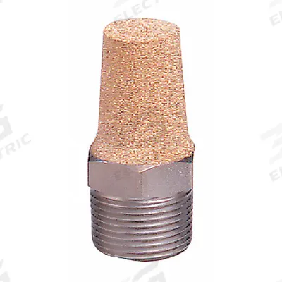 ARROW PNEUMATICS Pneumatic Exhaust Muffler,3/4": 3/4 in NPT, 112 scfm, Steel, 40 micron - Pneumatic Exhaust Mufflers