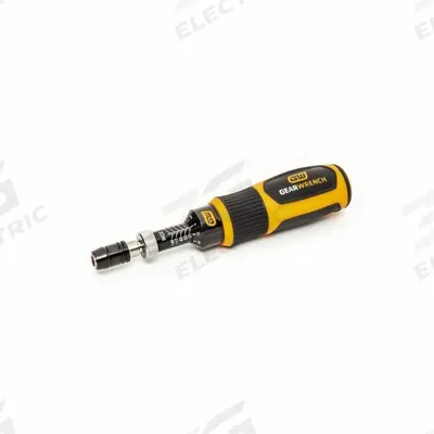 GEARWRENCH Torque Screwdriver: 21 in-oz Min Torque, 163 in-oz Max Torque, Release - Adjustable Torque Bit Screwdrivers