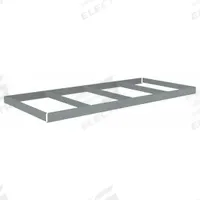 TENNSCO Shelf: 84 in x 36 in, 1,750 lb Load Capacity, Gray, Shelf (MPN ZLCS-8436). Key specifications — Includes: (4) Beams; Shelf Configuration: Single Straight; Color: Gray; Frame Material: Steel; Brand: TENNSCO; Frame Finish: Zinc Plated; Product Type: Shelf.