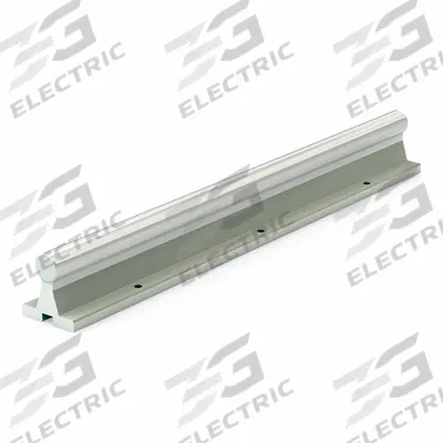 PBC LINEAR Linear Metric Shaft Assembly: 40 mm Shaft Dia, 600 mm Lg - Linear Support Rail & Shaft Assemblies